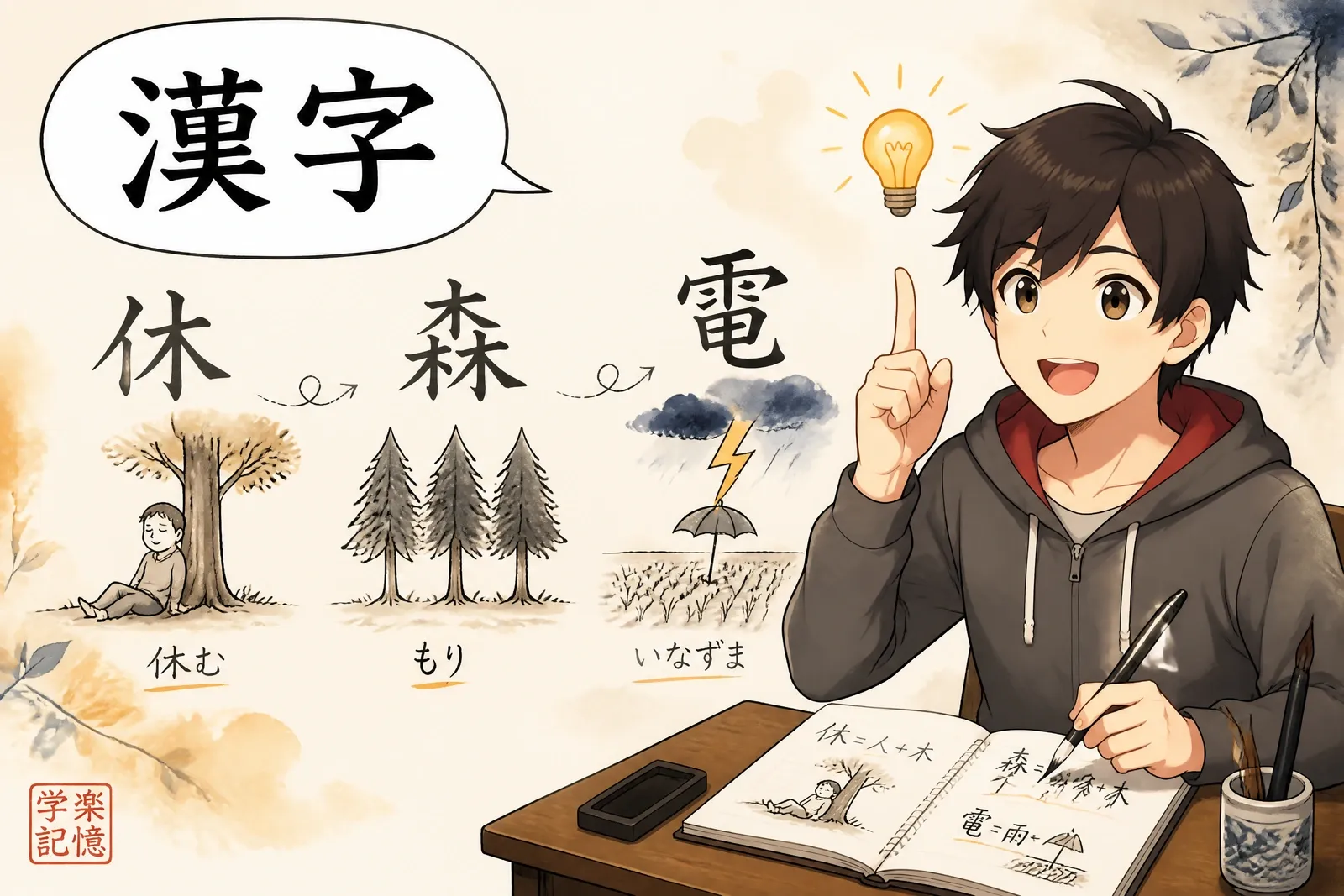 Apprendre les kanji avec des histoires (la méthode qui change tout)