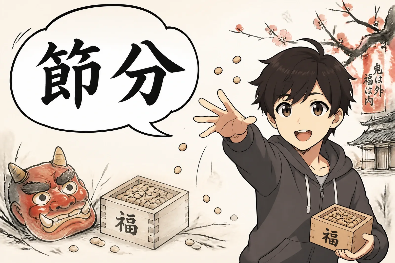 La fête du Setsubun, Début du printemps