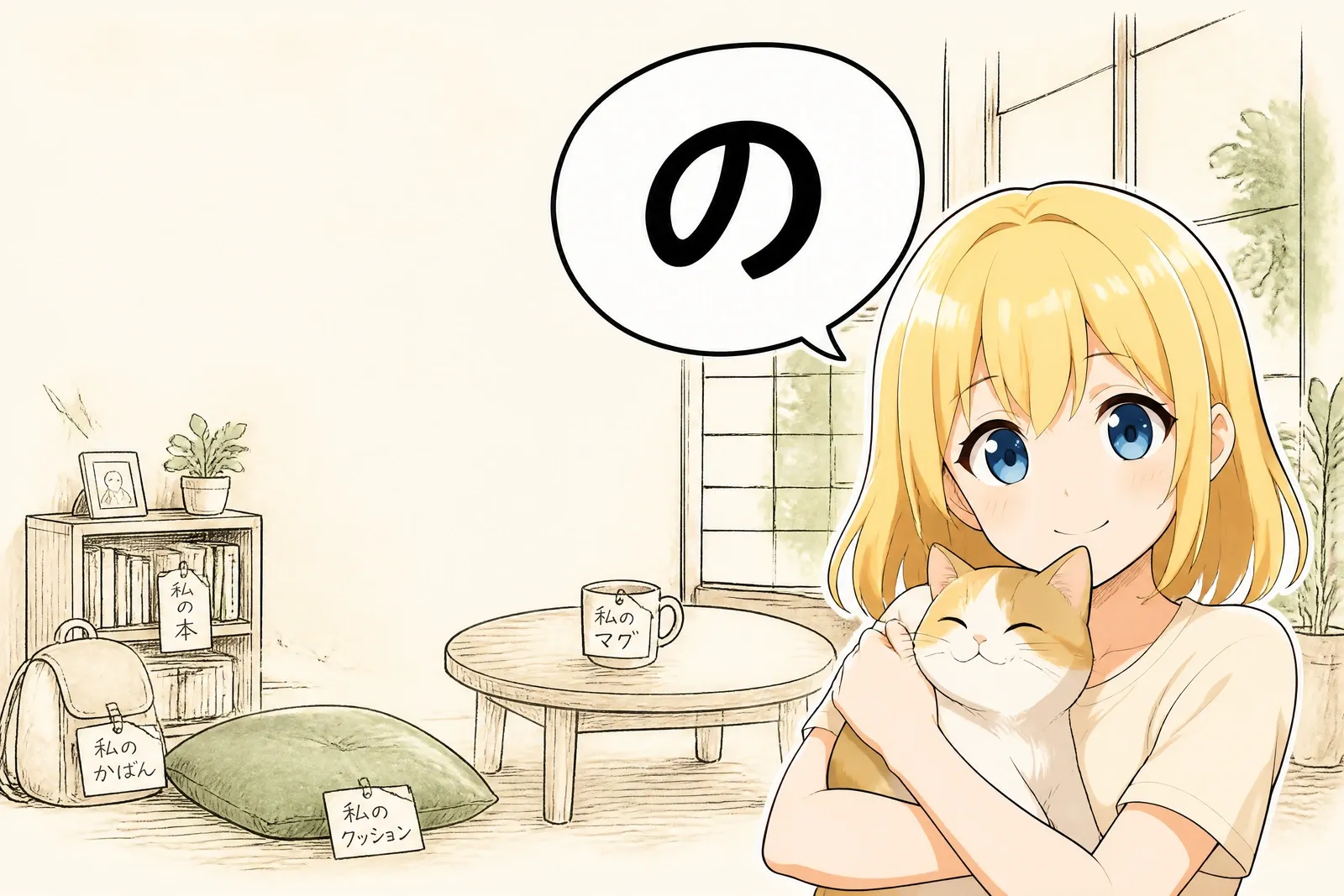 La particule no [の] en japonais
